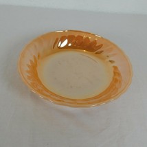 Anchor Hocking Suburbia Peach Lustre Swirl Coupe Soup Bowl 7 5/8 in dia ... - $5.95