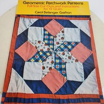 Vintage 1975 Geometric Patchwork Patterns Quilting Pattern Magazine Guide - $13.10