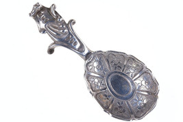 c1850 British Armorial Sterling Tea caddy spoon by Henry John Lias - £269.07 GBP