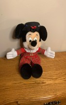 Vintage eurodisney mickey mouse Plush beefeater england Disneyland paris - $14.25