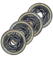 Revision Variant Steel Indoor/Outdoor Inline Roller Hockey Wheels, 76mm ... - £31.15 GBP