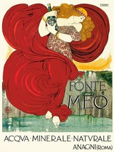 9638.Decoration Poster.Home wall.Room art decor.Italian Nouveau.Red dress water - £12.94 GBP+