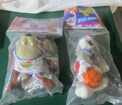 Vintage Space Jam Toys Taz and bugs  Plush  McDonald&#39;s MIP  - £45.17 GBP