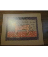 VINTAGE LITHOGRAPH PRINT HERE KITTY BY ZANDER CARTOON STYLE TIGER 20&quot; X 16&quot; - £7.92 GBP