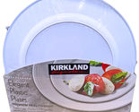 Kirkland Signature Elegant Plastic Plates Variety Pack White 50 Count - $27.92