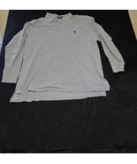 Polo Ralph Lauren Gray Long Sleeve Polo Shirt - $26.72