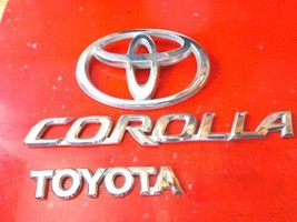 2003 04 05 06 07 08 TOYOTA COROLLA  REAR CHROME EMBLEM LOGO BADGE Oem  - $18.90