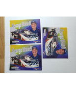 (3) NHRA George Marnell TENNECO Pontiac Pro Stock Drag Racing SIGNED 8.5"x11" - $12.99