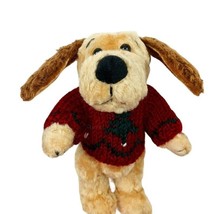 Chrisha Playful Plush Dog Plush 8&quot; Ages 3+ Sweater Vintage 1996 - £7.88 GBP