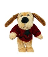 Chrisha Playful Plush Dog Plush 8&quot; Ages 3+ Sweater Vintage 1996 - £7.75 GBP
