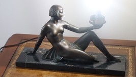 Art Deco Nude Table Lamp - $985.05