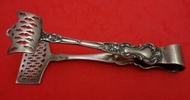 Meadow Rose by Wallace Sterling Silver Toast Tong Pierced 5 3/4&quot; Serving Vintage - £344.61 GBP