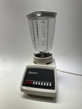 Vintage Osterizer Blender 869-81R White Base Clean - £35.39 GBP