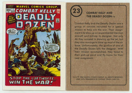 Combat Kelly #1 Trading Card 1984 Marvel First Issue Covers John Severin... - $7.91