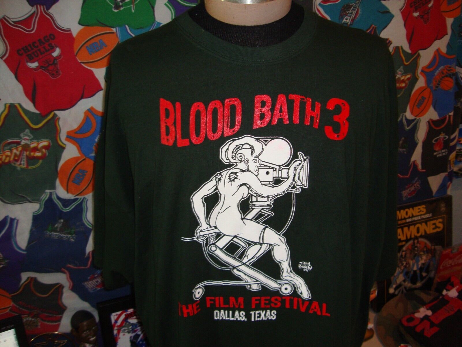 Primary image for Blood Bath 3 Film Festival Dallas Horror Movie T Shirt 3XL