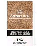 6 Wella Color Charm 8NG Light Beige Blonde Permanent Hair Color - $518.45 MXN