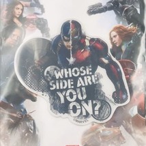 2016 Marvel Civil War Captain America Silicon Anti Slippery Sticker Sealed New - £7.44 GBP