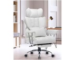 Desk Office Chair 400Lbs, Big And Tall Office Chair, Pu Leather Computer... - £309.70 GBP