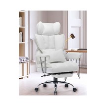 Desk Office Chair 400Lbs, Big And Tall Office Chair, Pu Leather Computer... - £306.64 GBP