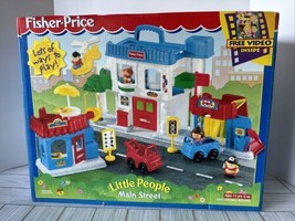 Vintage Fisher Price Little People Main Street #72355 Rare Sealed Mattel W/Video - £298.67 GBP
