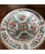 Vintage Famille Canton Rose Medallion Bowl Decor Catch All Jewelry Ring ... - $22.00