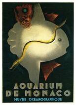 7856.Decoration Poster.Home Room wall interior design.Aquarium of Monaco.Fish - $17.10+