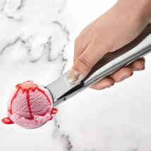 Stainless Steel Ice Cream Scoop  Heavy-Duty Easy with Digger and Stack F... - $17.50