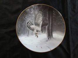8-1/2&quot; W.L. George Soaring MAJESTY--THE Northern Goshawk Ceramic Collector Plate - £6.29 GBP