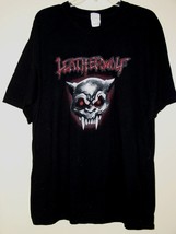 Leatherwolf Band Concert Tour T Shirt Vintage Size X-Large - £129.36 GBP