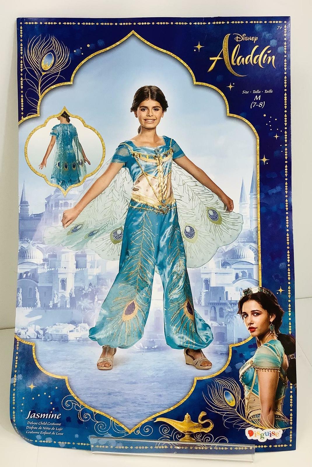 Primary image for Disney Princess Jasmine Aladdin Deluxe Girl's Halloween Costume- Size Medium 7-8