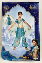 Disney Princess Jasmine Aladdin Deluxe Girl&#39;s Halloween Costume- Size Me... - £27.56 GBP