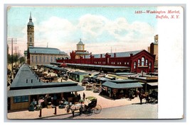 Washington Market Buffalo NY New York UDB Postcard U20 - £3.13 GBP