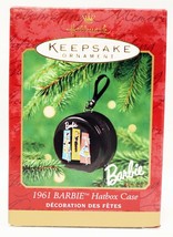 VINTAGE 2000 Hallmark Keepsake Christmas Ornament 1961 Barbie Hatbox - £19.34 GBP