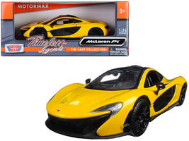 McLaren P1 Yellow 1/24 Diecast Model Car by Motormax - $42.27