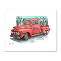 Signed SANFORD &amp; SON Ford Truck Poster Print Wall Art 11x14 Unframed - $23.95