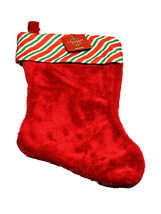 Christmas House Felt Red/White/Green Stocking 15inx8in - $25.15