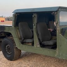 Black Seat Cover For Humvee A2 Commander Am General M998 M1123 M1152 Oem - £51.91 GBP