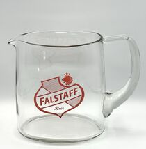Falstaff Pitcher Heavy Glass Oval Beer 64 oz Oblong St Louis Pilsner 60s... - $44.34
