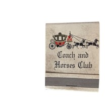 Vintage Matchbook Coach And Horses Club Royal Coach Inn Unstruck Adverti... - $252.67 MXN