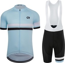 Coconut Ropamo Cr Men&#39;S Cycling Jersey Set Road Bike Jersey Zipper Pocket Short - £49.55 GBP