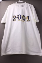 2001 Hawaii Tee Shirt Mens White 100% Cotton FOL Tag Quality shirt Size XXL 1225 - £7.47 GBP