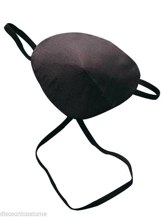 BUCCANEER BEAUTY SILK EYE PATCH PIRATE EYEPATCH HALLOWEEN COSTUME ACCESSORY Item image 2