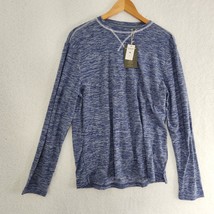 Tallwoods Vintage Flannel Long Sleeve Blue Static Unisex Adult Shirt Medium - £14.07 GBP