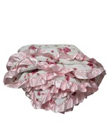 Simply Shabby Chic Target Full Queen Floral Satin Trim 2 Ply Plush Blank... - €317,82 EUR