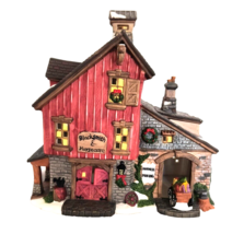 Blacksmith &amp; Horse Care Lighted Building 8 7/8x10/4x5&quot; for Christmas Village - £15.27 GBP