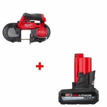 Milwaukee 2529-20 M12 FUEL Band Saw, Bare w/ FREE 48-11-2450 M12 Battery Pack - £300.71 GBP