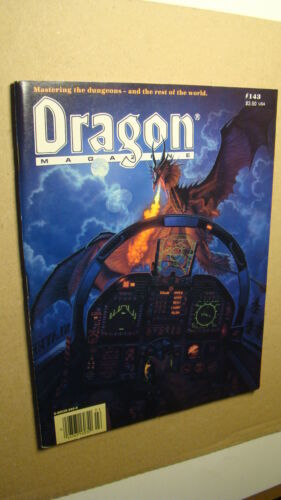 Primary image for DRAGON MAGAZINE 143 *NM- 9.2* W/FOLD OUT ATTACHED CASTLES DUNGEONS
