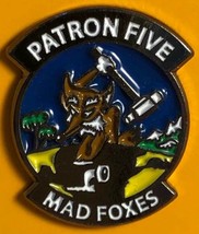 Navy Reserve VP-5 Mad Foxes Patron Squadron Military Metal Magnet Pin - £21.34 GBP