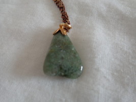 This Is A Vintage Gade Colored Natural Stone Necklace (#0690) - £11.96 GBP