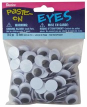 Paste On Eyes - Movable - Black - 15Mm - £13.92 GBP